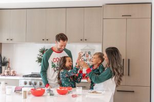 Laugh Play and Celebrate in Matching Family Christmas Pajamas