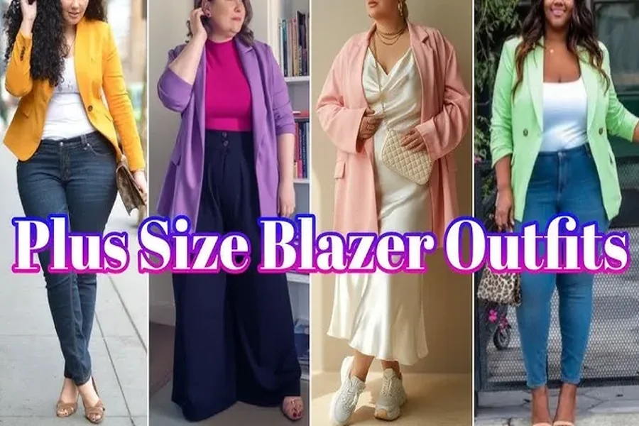 Colorful Plus Size Blazers